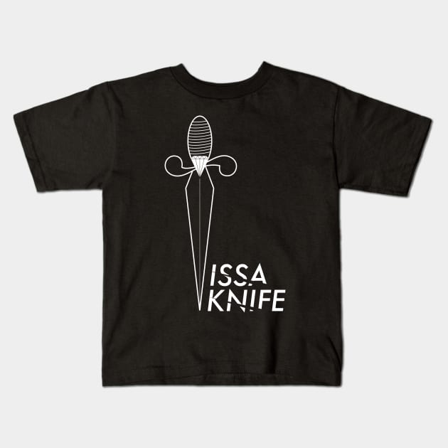 Issa Knife Kids T-Shirt by Vizzzual